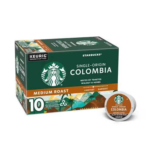 Vista 55 de Starbucks Cápsulas de café K-Cup, café de tostado medio con 2X cafeína mezcla de la casa para cafeteras Keurig, 100% arábica, 6 cajas