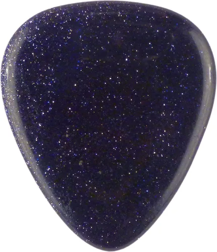 Vista 94 de Púa de Guitarra o Bajo de Piedra Amatista - Calibre Ultra Pesado de 3.0 mm - Forma 351 - Púa Exótica Artesanal de Gema Especial - 1 Paquete