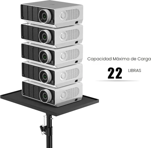 Vista 6 de Facilife Trípode para proyector, trípode para laptop, altura ajustable, de 22 a 47 pulgadas, soporte de trípode para proyector, trípode