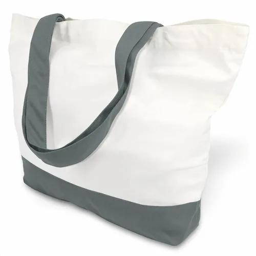 Vista 23 de TOPDesign - Paquete de 1 bolsa de lona de algodón, superfuerte, 12 onzas, bolsa para compras reutilizable, de tela, diseño moderno, en dos tonos