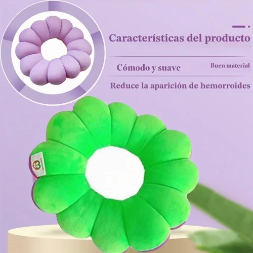 Vista 6 de Cojín Antiescaras, Almohada de Elevación para Codo Roto, Almohada Donut para Alivio de Presión en Manos y Pies, Almohadón de Soporte para Codo, Verde