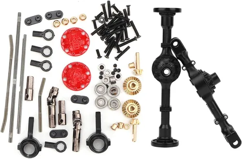 Vista 9 de Kit de piezas de repuesto de metal a escala 1/16 compatible con entusiastas de RC y aficionados en carreras de pista todoterreno y mantenimiento
