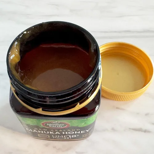 Vista 5 de Miel de Manuka de Nueva Zelanda certificada UMF 10+, 8.8oz (250g)