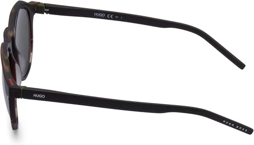 Vista 4 de Gafas de sol Hugo Boss HG-1087-S BU0QT Mármol Marrón - Negro Mate - Lentes grises verdes