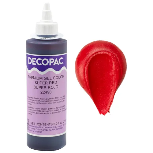 Vista 29 de DecoPac Colorante alimentario de gel prémium Colorante negro para hornear 8 onzas Crema de mantequilla de color, fondant, gel de glaseado