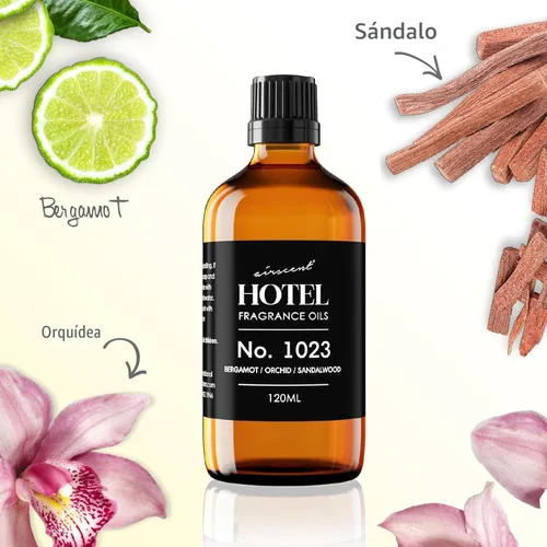 Vista 4 de AirScent Aceite para Difusor de Hotel No. 1023 Inspirado en el Aroma de The Baccarat Hotel - Aceite de Fragancia Love Affair para Difusores