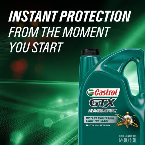 Vista 7 de Castrol GTX MAGNATEC 5W-30 Aceite de motor sintético completo, 5 cuartos de galón