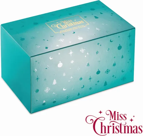 Vista 7 de EBE008 Miss Christmas 2026 Collection Gifts Galore - Adorno para árbol de Navidad de vidrio soplado