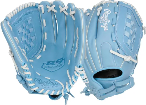 Vista 6 de Rawlings Guantes de sóftbol R9 Fastpitch Tamaños 11.5 a 13 pulgadas Múltiples estilos