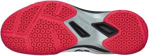 Vista 2 de YONEX Power Cushion 65 X3 Zapatos de corte interior para hombre (blancorojo) (5.5), BlancoRojo