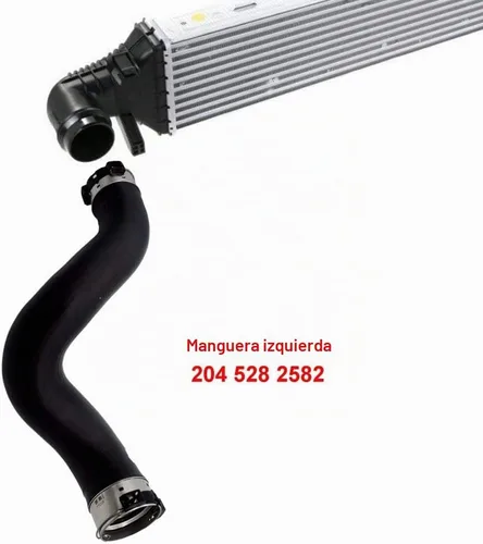 Vista 2 de ZONEONE Manguera intercooler turbocompresor para Mercedes Benz W204 C250 2011-2014 con conector Henn (izquierda OE: 2045282582) CR1