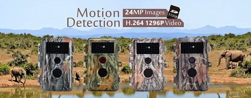 Vista 8 de BLAZEVIDEO Cámara de rastreo de video de 64 MP 1296P, visión nocturna sin brillo de 940 nm, detección PIR enfocada en 70° (menos alertas falsas)