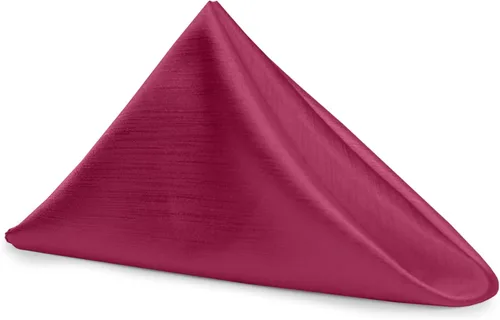 Vista 206 de Ultimate Textile -1 docena - Reversible Shantung Satin - Majestic - Servilletas de tela Majestic de 17 x 17 pulgadas color azul pizarra