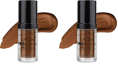 Vista 21 de Base de maquillaje líquida L.A. Girl Pro Coverage, Beige