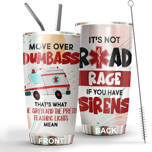 Vista 5 de Regalos EMT para Mujeres - Taza de Acero Inoxidable 20oz, Regalos de Apreciación de la Semana Feliz EMS al Por Mayor para Hombres, Accesorios