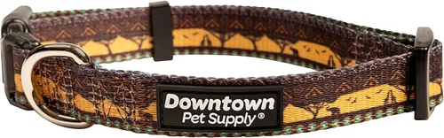 Vista 9 de Downtown Pet Supply - Collar de perro mejor, lindo y elegante - Collar de perro ligero ajustable con hebilla rápida y anillo en D - Apto para lavado