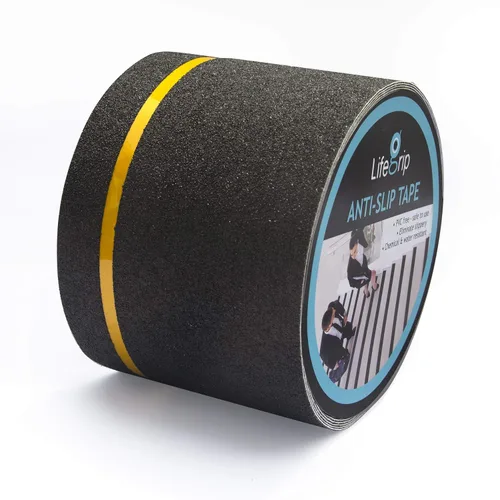 Vista 53 de Lifegrip - Cinta de tracción antideslizante, cinta de fricción de 1 pulgada x 15 pies, el mejor agarre, adhesivo abrasivo para escaleras, peldaños