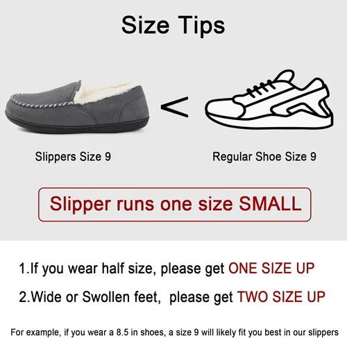 Vista 6 de Zizor Women's Moccasin Slippers with Memory Foam, Ladies Warm House Shoes With Fleece Lining, Cozy Indoor Outdoor Closed Back Slip On Loafers