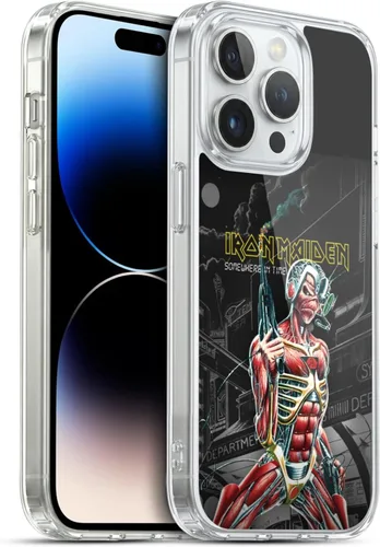 Vista 306 de Head Case Designs Funda de gel suave con licencia oficial de Iron Maiden Brave New World, compatible con Apple iPhone 7 Plus/iPhone 8 Plus Nuevo