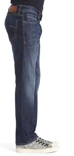 Vista 3 de Mavi Zach - Jeans de pierna recta de tiro regular para hombre, Enjuague Williamsburg