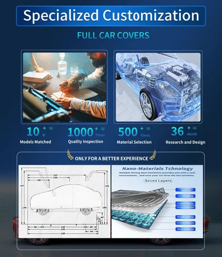 Vista 3 de Ajuste personalizado para funda de auto Audi, para todo tipo de clima, impermeable, protección UV, resistente al viento, para todo tipo de clima