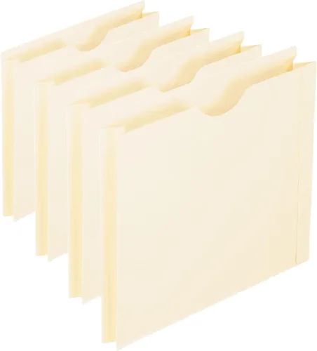 Vista 3 de Pendaflex Estuches para Archivos, Tamaño Carta, Manila, Pestañas de Corte Recto Reforzadas con Corte para Pulgar, 50 por Caja (22150)