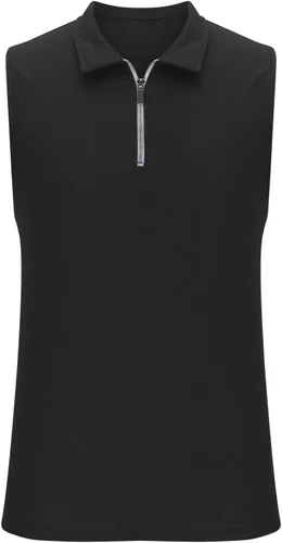 Vista 4 de Camisola Mangas para Hombre Camiseta Mangas Ajustadas Camisetas con Cuello Volto Túnicas Deportivas Color Sólido