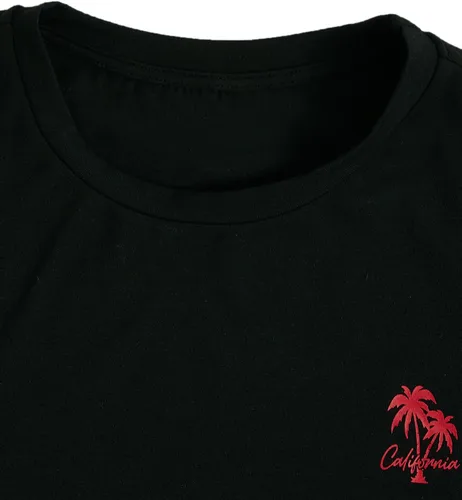 Vista 26 de GORGLITTER Conjunto de 2 piezas de camiseta gráfica de manga corta para hombre, estampado hawaiano con cordón y pantalones cortos