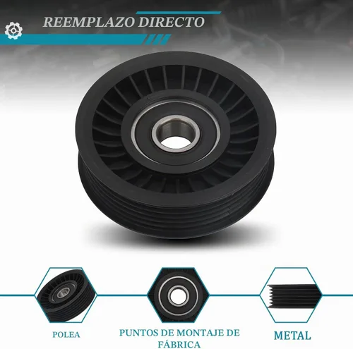 Vista 4 de IRONTEK 1L2E6C348AA Tensor de correa Polea tensora para Ford (2002-2005 Excursion/ 2002-2014 Expedition/2002-2010 F-150), para Jeep 2007-2018