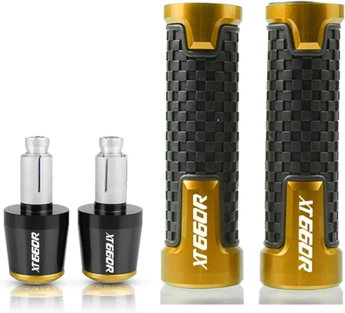 Vista 4 de Motorcycle Motorcycle Accessories Hand Grips Handle Bar Sets Handlebar Grip Ends Plug 7/8'' 22mm for Yamaha XT660R 2004 2005 2006 2007-2016 Handle