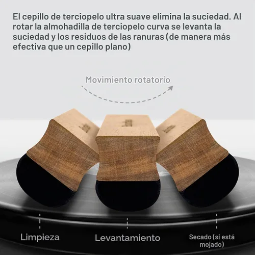 Vista 4 de Boundless Audio Cepillo limpiador de discos - Cepillo de vinilo
