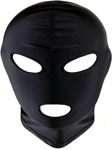 Vista 7 de Soochat Máscara de capucha Zentai de elastano de cobertura completa, elástica, transpirable, ojos abiertos y boca, cosplay, disfraz de Halloween