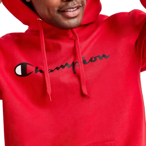 Vista 4 de Champion - Sudadera con capucha Powerblend para hombre, forro de vellón y peso medio