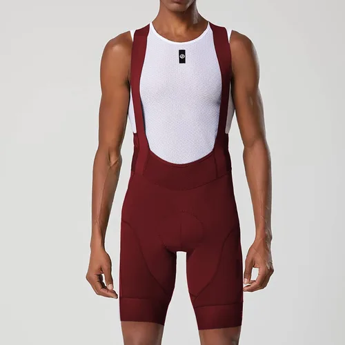 Vista 2 de Ciclismo baberos hombres Ciclismo Bib Shorts Hombres Road Bike Bicicletas Transpirable Acolchado Riding Tights Bib Shorts Ciclismo Hombres