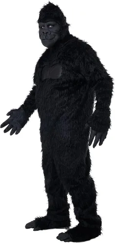 Vista 2 de California Costumes disfraz de gorila para adultos , talla única , Negro
