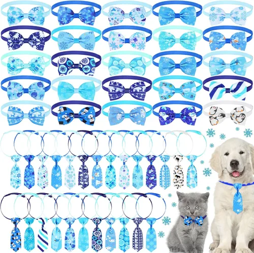 Vista 9 de Eccliy 50 collares ajustables para perros de Halloween Fantasma