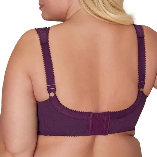 Vista 2 de Playtex Brasier inalámbrico para mujer, sujetadores de talla grande de 18 horas disponibles, cobertura completa, alisado, 4693, paquete individual