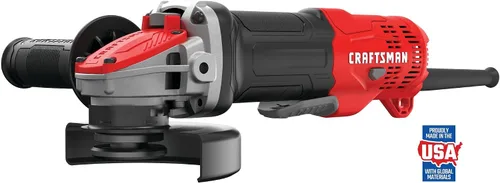 Vista 16 de CRAFTSMAN Amoladora angular, pequeña, 4-1/2 pulgadas, 7.5 amperios, con cable (CMEG200)