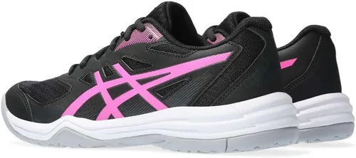 Vista 5 de Zapatillas de voleibol ASICS Upcourt 5 para mujer Negro/Rosa intenso
