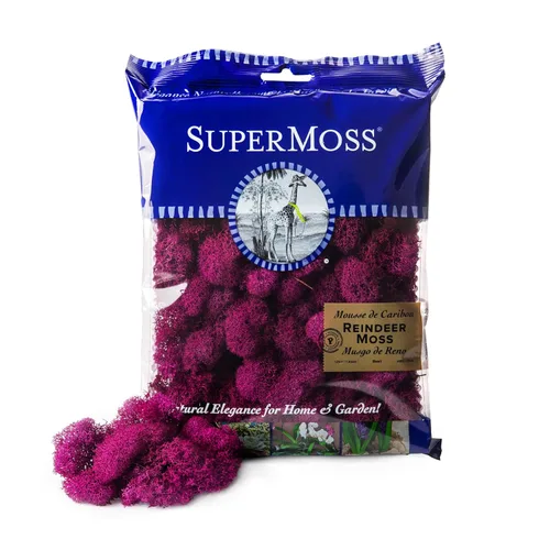 Vista 21 de SuperMoss 21786 Musgo de Reno Preservado Negro, Aprox. 3 lb Estuche a Granel