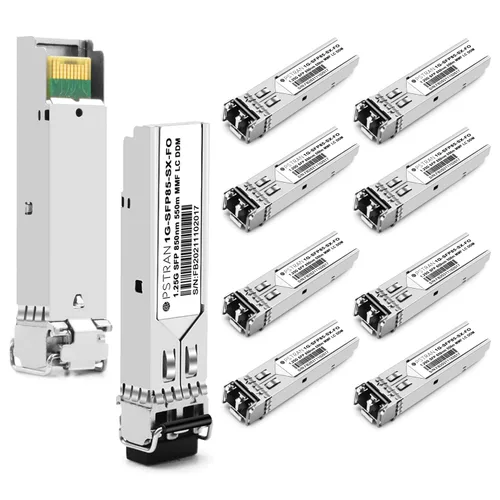 Vista 47 de 1000BASE-SX SFP módulo óptico del transmisor-receptor compatible con Alcatel-Lucent SFP-GIG-EXTND 1310nm 1.2 mi DDM Duplex LC MMF