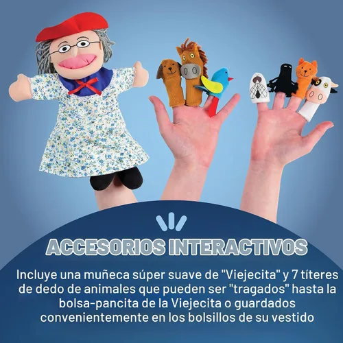 Vista 5 de Había una anciana que. Juego de marionetas