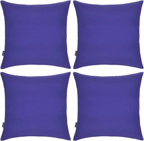Vista 29 de Coddsmz Paquete de 4 fundas decorativas de 100% algodón para cojín cuadrado, funda de almohada de color liso para bricolaje, para sofá y dormitorio