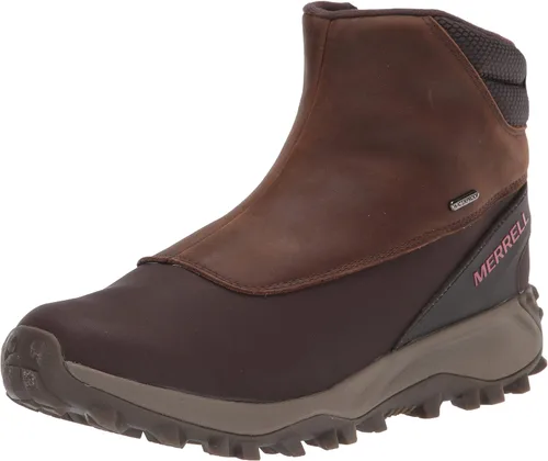 Vista 4 de Merrell Thermo Kiruna - Botas de nieve impermeables con cremallera media para hombre Nieve