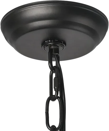 Vista 8 de Candelabro negro, lámpara de granja, lámpara de campo francés de 2 niveles y 9 velas para sala de estar, vestíbulo, dormitorio