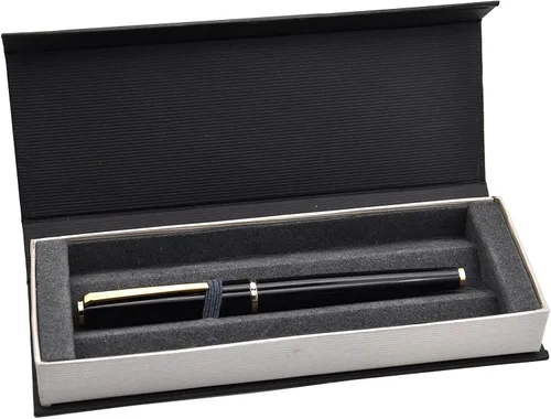 Vista 5 de Gullor Pluma estilográfica JH95 con convertidor de tinta, punta fina, color negro
