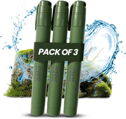 Vista 22 de Pajita de Filtro de Agua Portátil para Supervivencia, Equipo Esencial para Acampar y Senderismo, Pajita de Purificación de Agua para Viajes