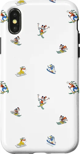Vista 5 de iPhone 11 Disney Mickey & Pals - Funda para vacaciones de esquí de invierno