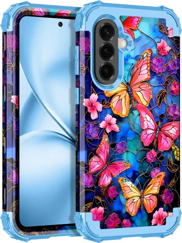 Vista 24 de Rancase Compatible con Galaxy A16 5G Funda, Protección Resistente a los Golpes de Tres Capas de Servicio Pesado Parachoques de Plástico Duro + Funda