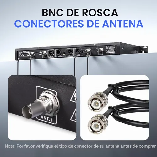 Vista 2 de Phenyx Pro BNC - Kit de montaje frontal de antena para rack completo ANTK-FR4A